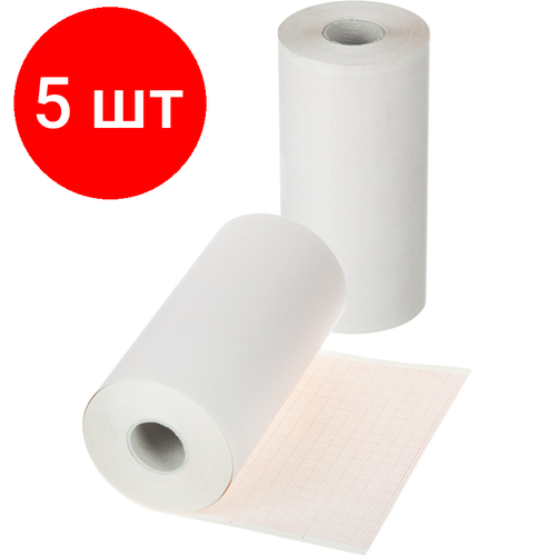 Комплект 5 рул, Бумага для ЭКГ SIEMENS Cardiostat 31 S 104х30, /711840/