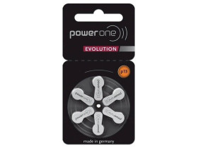 Набор батареек для слуховых аппаратов Power one Evolution p13