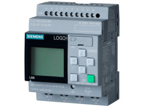 Siemens Микроконтроллер Logo! 12/24RCE, 8 DI 4 AI 4 DO, с дисплеем 6ED10521MD080BA1 .