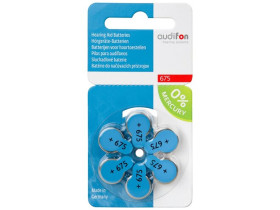 Батарейка Siemens Signia ZA675 BL6 Zinc Air 1.45V (для слуховых аппаратов)