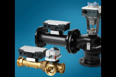 Клапаны и приводы Siemens для центральных систем отопления, вентиляции и кондиционирования