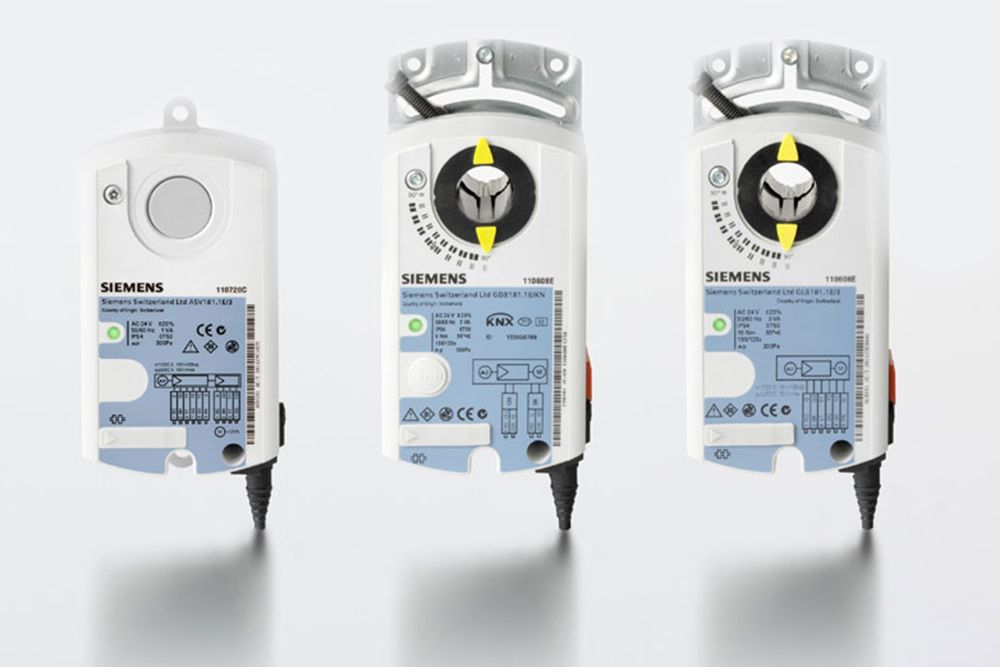 Компактный контроллер объема воздуха Siemens для систем VAV 