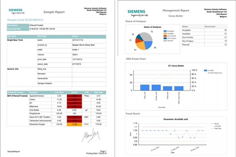 Управление движением наливных и сыпучих материалов Siemens Opcenter Execution